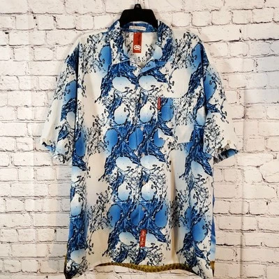 Marc Ecko Verano 2000 Edición Limitada Cuello Abotonado Playa Túnel Onda Talla XL Foto 1 de 4