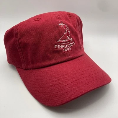 Gorra de golf Pinehurst Imperial talla única roja ajustable bordada gorra de ocio Foto 1 de 4