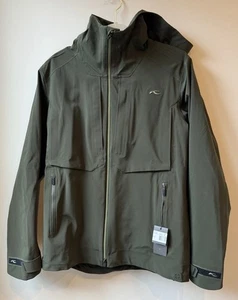 New KJUS FRX Shell Ski Jacket Mens M/50 Canopy/Green Waterproof Retail: $999 NWT - Picture 1 of 13