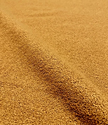 2.3 Metres Golden Brown Sherpa Fleece Upholstery fabric FREE POSTAGE - Image 1 of 4