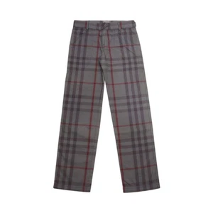 2746AZ pantalone bimbo BURBERRY boy kids trousers green - Picture 1 of 4