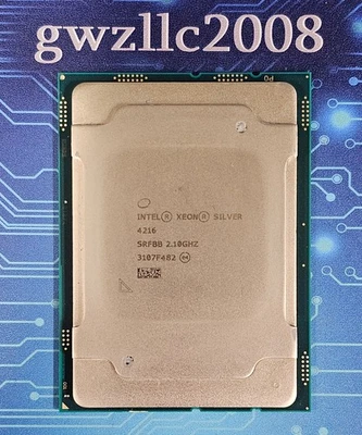 Intel Xeon Silver 4216 2.10GHz 16-Core SRFBB CPU Processor #P5 - Image 1 of 2