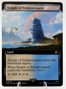 Temple of Enlightenment Foil Extended Art #525 MTG Doctor Who Collectors Edition - Picture 1 of 4