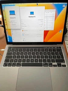 APPLE MacBook Pro 13" 2020 - M1 8/256 Ram 8 Go Ssd 256Go Gris Sideral AZERTY - Photo 1/22