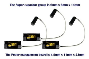 DCC Concepts DCD-SA3-SM.3 Zen 3-Wire Small StayAlive Zen Black & Blue+ Decoders - Picture 1 of 1