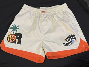 Pantaloncini con spacco Smoke Rise Resort nuovi con etichette - farina d'avena taglia GRANDE - Foto 1 di 15