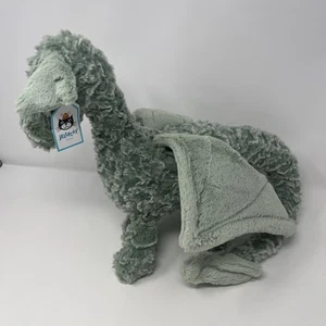 Peluche Jellycat I am DRAKE the Dragon Floppy Lovey verde salvia 24” lungo 12” alto - Foto 1 di 12