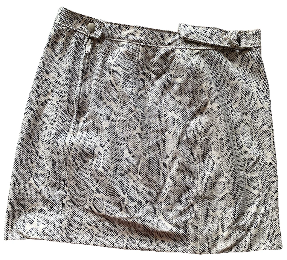 People Skirt Modern Femme Snake Women Sz 2 944