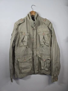 Alpha Industries Military Jacket Small Beige Untility Cargo Feldjacke - Bild 1 von 17