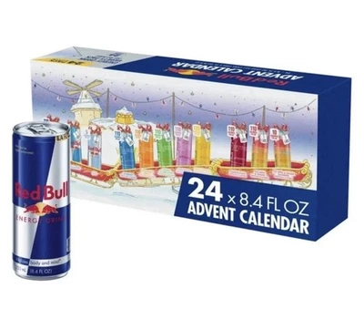 Paquete Calendario de Adviento Variedad Bebida Energética Red Bull 8.4oz Foto 1 de 4