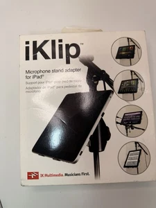 ๐ค IK Multimedia iKlip Microphone Stand Adapter for iPad โ New in Open Box - Picture 1 of 3