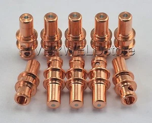 PR0109 Plasma Electrode Consumables For Plasma Cutter Cutting A81 A80 P80 10pk - Picture 1 of 2