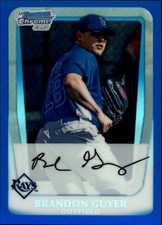 2011 Bowman Chrome Prospects Blue Refractors #BCP45 Brandon Guyer /250