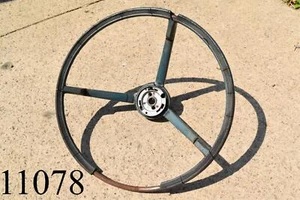 1963 1964 Ford Galaxie 500 POWER Steering Wheel 16" Blue Mercury Full Size 63 64 - Picture 1 of 12