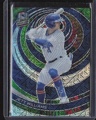 Jett Williams 2023 Panini Chronicles Spectra Baseball Prospect Meta Parallel #60 - Image 1 of 2