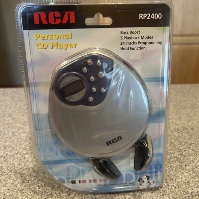 Винтажный RCA RP2400 персональный проигрыватель компакт-дисков совершенно новый / в заводской упаковке - Изображение 1 из 4