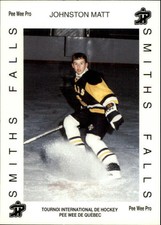 1992 Quebec Pee-Wee Tournament #932 Matt Johnston