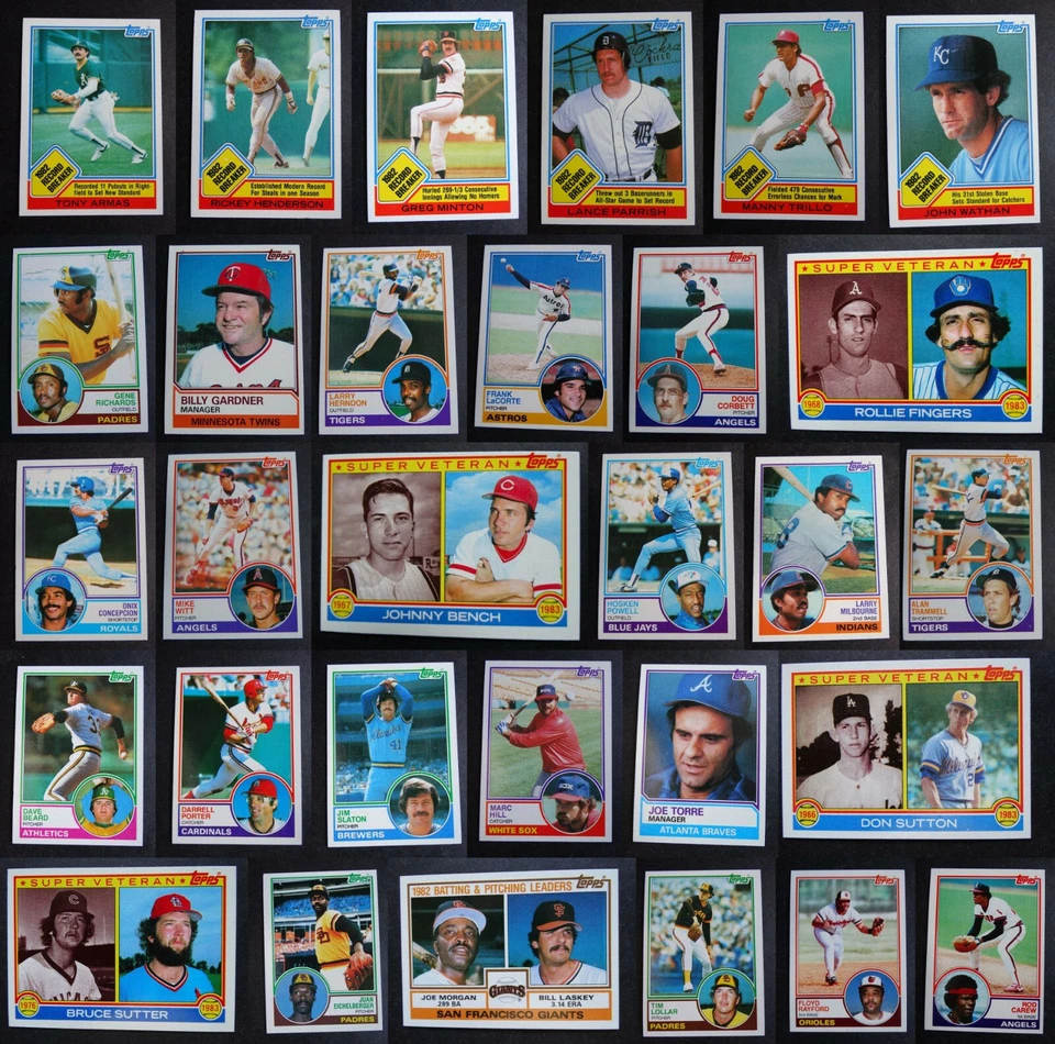 1983 Topps Baseball Cards Complete Your Set U You Pick From List 1-200 - Image 1 of 1