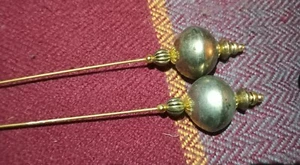 Dos preciosos prendedores de sombrero largo J47Gryd* - Imagen 1 de 6