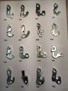 Varios engranajes traseros desviadores mech colgador abandonados como descripción del anuncio 118-133 - Imagen 1 de 18