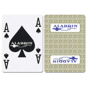 Aladdin New Uncancelled Casino Playing Cards (GOLD) - Picture 1 of 1