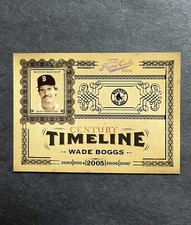 2005 Playoff Prime Cuts Timeline Century Gold /25 Wade Boggs #T-32 HOF