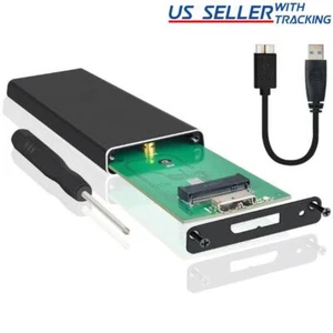 Boîtier de lecteur externe M.2 NGFF SATA SSD vers USB 3.0 / 3.1 Type C avec UASP - Photo 1/17