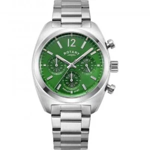 Rotary Watch GB05485-24 Mens Avenger Sport Chronograph Green Dial RRP £235.00 - Picture 1 of 4