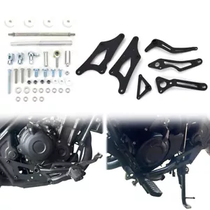 Juego de estriberas delanteras ajustables aptas para Honda CMX 500 Rebel 2017-2024 - Imagen 1 de 10