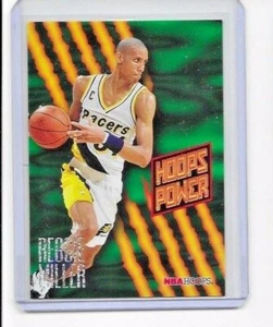 1995 NBA HOOPS REGGIE MILLER HOOPS POWER INDIANA PACERS - Imagen 1 de 2