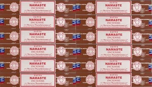 Bastoncini di incenso indiano SATYA realizzati a mano - NAMASTE - 15g - Foto 1 di 1