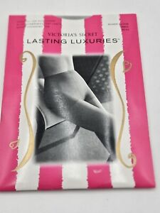 Victorias Secret Lasting Luxuries Control Pantyhose Flagstone Stockings Sz Small
