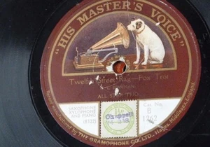 78rpm TWELFTH STREET RAG / CAMPANAS B 1262 - Picture 1 of 1