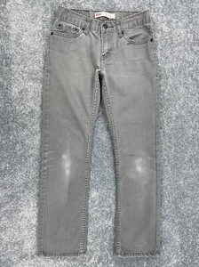Levi's 511 Slim Leg Jean Kids Boys Youth 14 Regular Gray Denim Casual Classic - Picture 1 of 12
