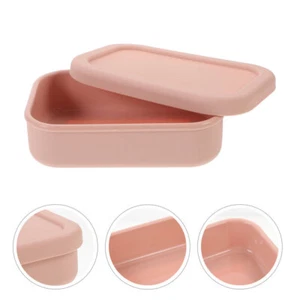 Silicone Soap Dish Bathroom Holder Container for Traveling Student - Picture 1 of 12