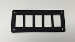 PANEL DE INTERRUPTOR BASCULANTE UNIVERSAL XTREME RACING NEGRO G-10 (5 PUNTOS) JEEP UTV ATV - Imagen 1 de 2