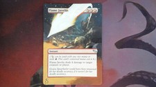 1X Flame Javelin Shadowmoor SEE PICTURES ALTERED MTG CARD