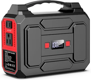 146Wh Portable Power Station Bank 200W Peak(100W Rated) Solar Powered Power Bank - Picture 1 of 8