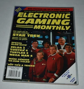 ELECTRONIC GAMING MONTHLY #30 Jan 1992 Vintage Magazine star trek - Picture 1 of 8