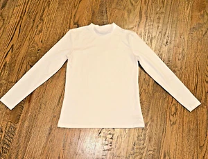Champion C9 Youth L White Mock Neck Long Sleeve Winter Sports - Picture 1 of 4
