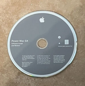 Apple Power Mac G4 Software Install and Restore Mac OS 10.2.4 DVD - Picture 1 of 1