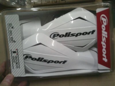 JUEGO GUARDAMANOS POLISPORT FREEFLOW ILUMINADO - BLANCO / NEGRO - UNIVERSAL MOTOCROSS ATV BMX Foto 1 de 2