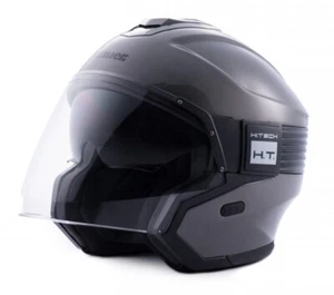Blauer Hacker Titanium Glossy Black With Open Face S Size 560mm - Picture 1 of 8