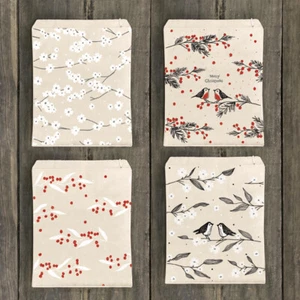 East of India Blossom & Berry Paper Bags pretty party treat bag favour gift bags - Picture 1 of 6