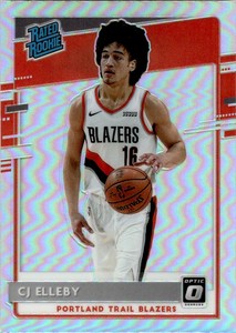 2020-21 Donruss Optic Silver CJ Elleby Rookie Portland Trail Blazers #195