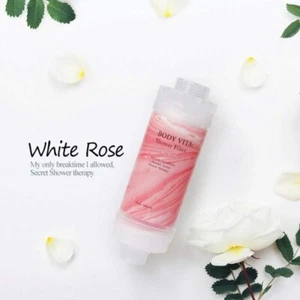 BodyVita Vitamin Shower Filter Rose Reduces Dry Itchy Skin Improve Skin&Hair - Picture 1 of 13