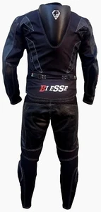 Anzug 2PEZZI Motorrad Street Leder und Stoff 44 46 48 50 52 54 56 58 60 62 Sport - Bild 1 von 4