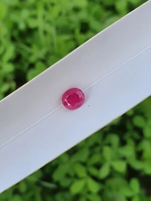Ruby Stone Natural Unheated Untreated Certified Transparent From Afghanistan - Image 1 of 4