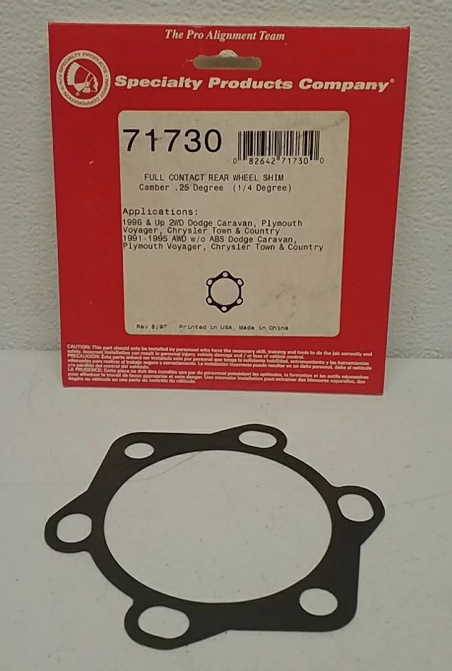 Cuña rueda trasera contacto completo 71730 Specialty Products - alineación de precisión Foto 1 de 4