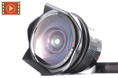 🎦 Minolta AF 16mm F/2.8 Fish-Eye Lens Minolta Sony A Mount From Japan #15101394 - Image 1 of 4